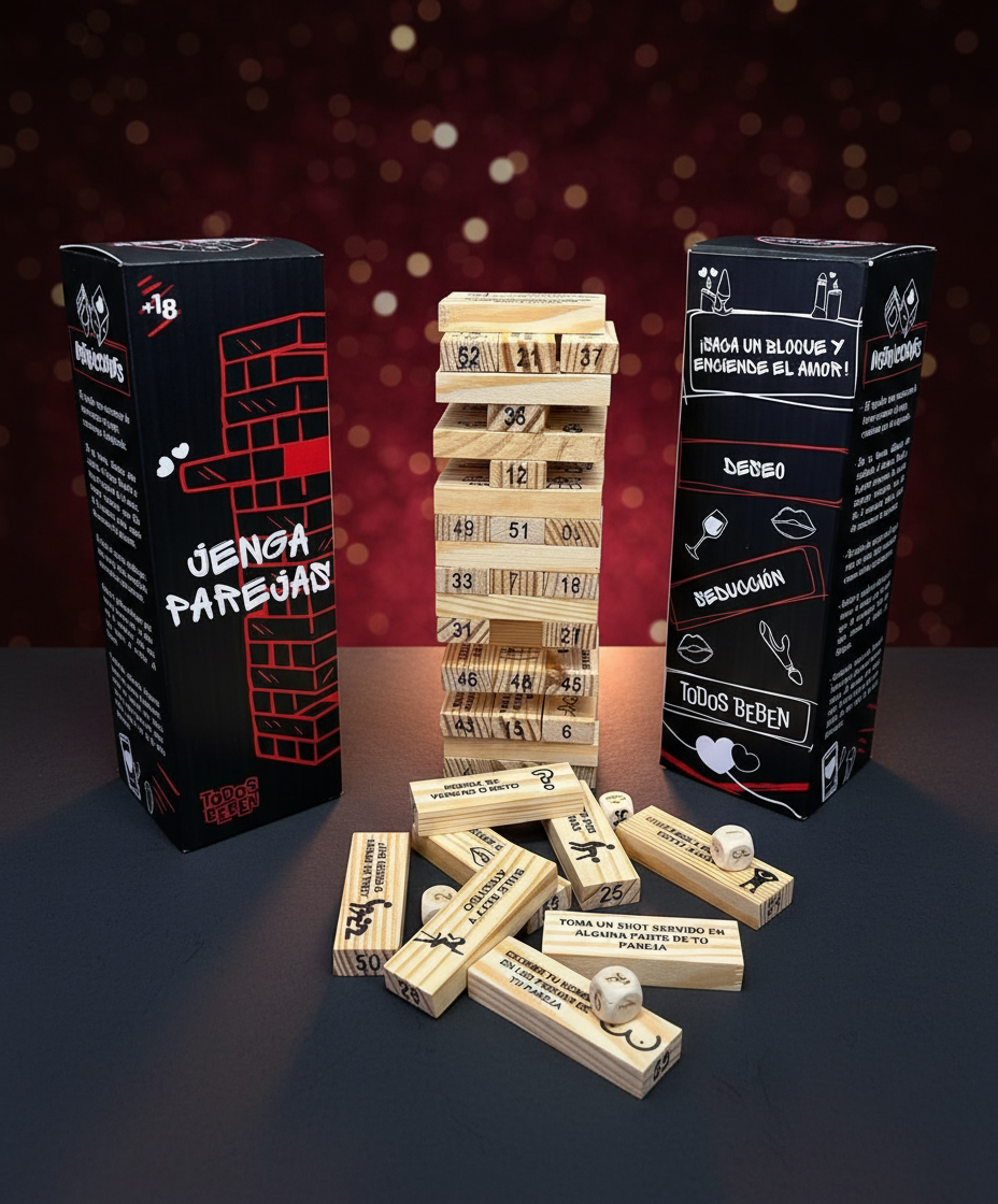 Jenga Erótico para Parejas 54 Piezas 2